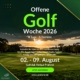 Offene Golfwoche August 2026 im Golfclub Praforst