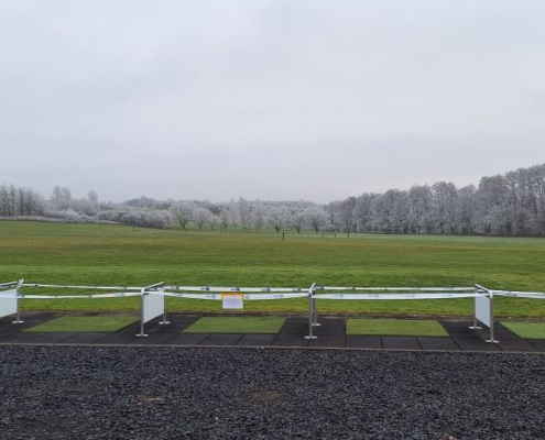 Greenkeeping Team Golfclub Praforst Pflegemassnahmen Januar 2026 Winterinfos Teilsperrung Driving Range